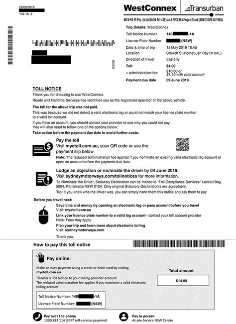 linkt toll notice.